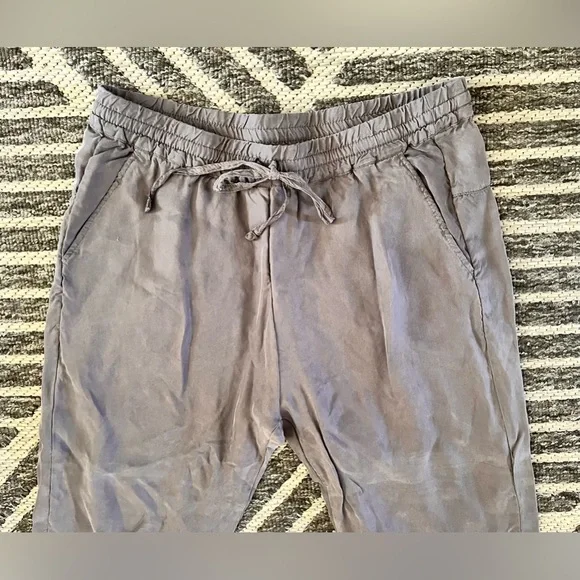 JOHNNY WAS Small Gray Rumble Rayon Joggers Pants - Picture 3 of 7